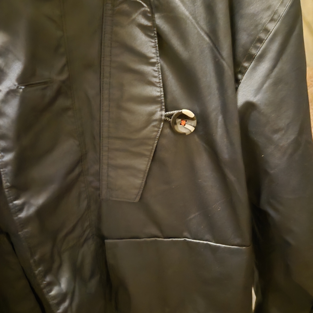 Nike Black Raincoat with Red Accents - Picture 4 of 5